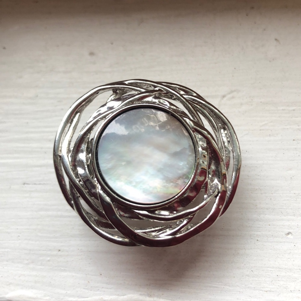 Silver Opalescent ring